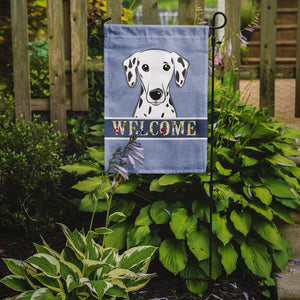 Dalmatian Welcome Garden Flag 2-Sided 2-Ply