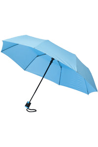 Bullet 21 Inch Wali 3-Section Auto Open Umbrella (Blue) (One Size)