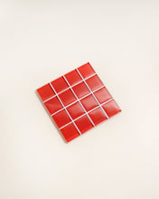 Load image into Gallery viewer, Glass Tile Coaster - It&#39;s Apple Red