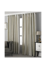 Load image into Gallery viewer, Riva Home Hurlingham Ringtop Eyelet Curtains (Champagne) (46 x 54in)