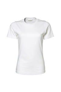 Tee Jays Womens/Ladies Interlock Short Sleeve T-Shirt (White)
