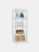 Load image into Gallery viewer, 5  Tier Steel  Wire Shelf, White