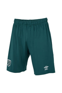 West Ham United FC Mens 22/23 Home Shorts - Emerald