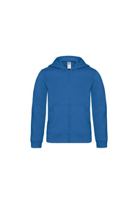 Childrens/Kids Plain Full Zip Hoodie Jacket - Royal Blue