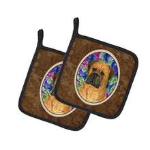Load image into Gallery viewer, Bullmastiff Pair of Pot Holders