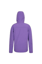 Load image into Gallery viewer, Childrens/Kids Exodus Water Resistant Soft Shell Jacket - Purple