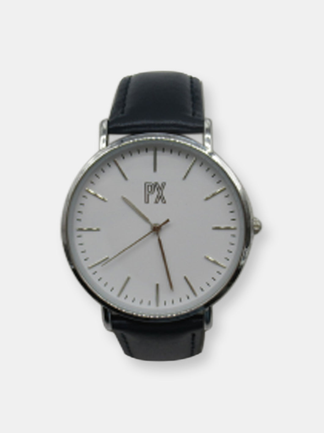 Gary Leather Strap Watch Navy