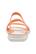 Load image into Gallery viewer, Womens/Ladies Swiftwater Slip On Sandals - Light Orange/White
