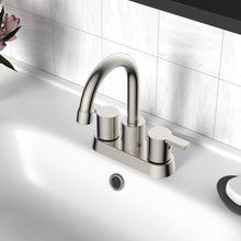 Load image into Gallery viewer, Alamo Surface Mounted 2 Handles Bathroom Faucet With Drain Kit Included