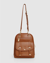 Load image into Gallery viewer, 5th Ave Leather Backpack - Camel