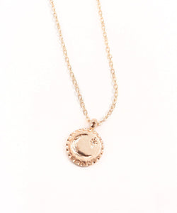 Moon North Star Pendant Necklace