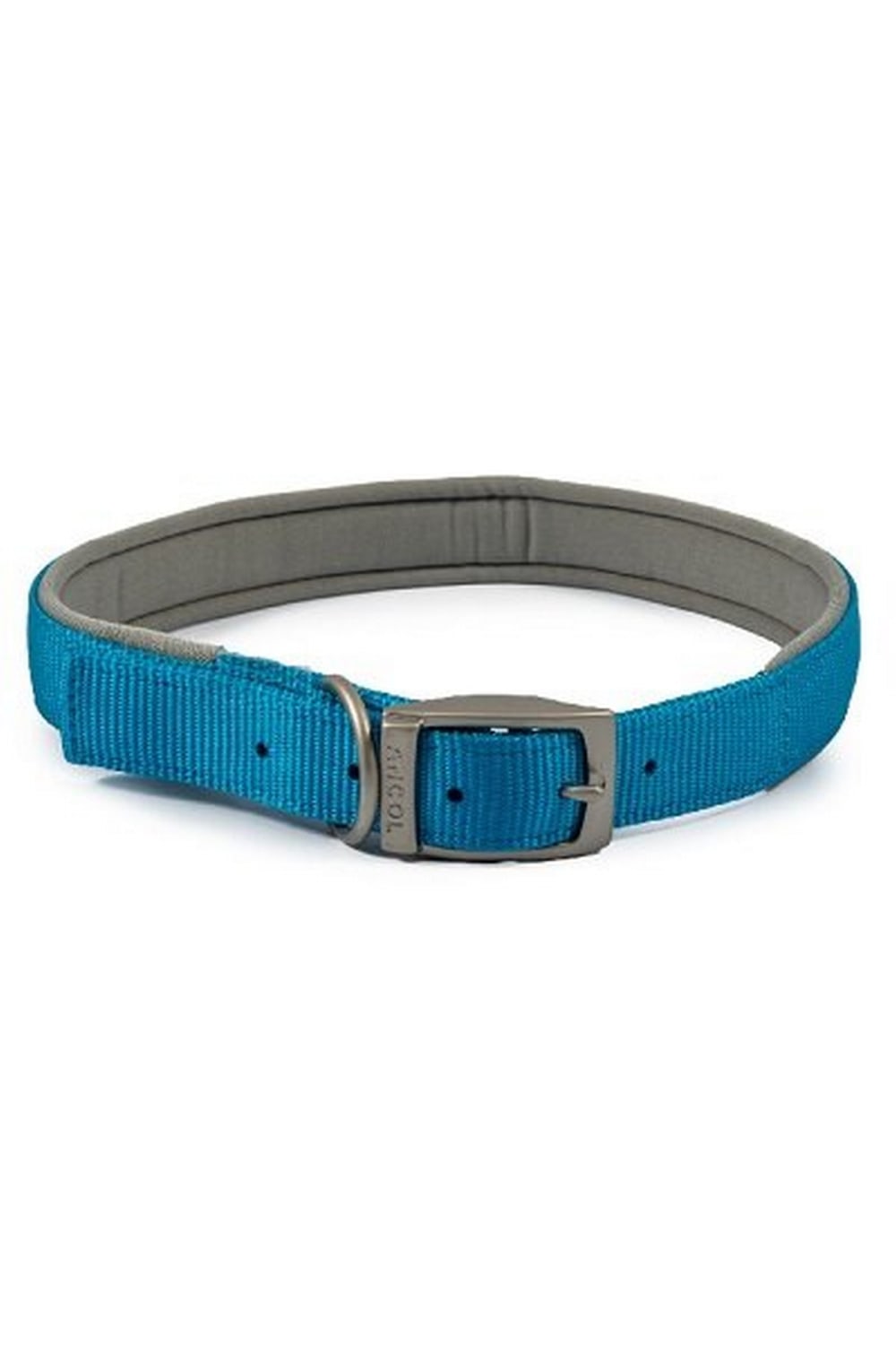 Ancol Padded Nylon Collar (Blue) (19.69in - 23.23in)