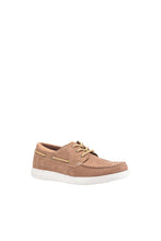 Load image into Gallery viewer, Mens Liam Lace Up Leather Boat Shoe - Camel
