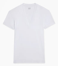 Load image into Gallery viewer, Dream | Deep V-Neck T-Shirt - White