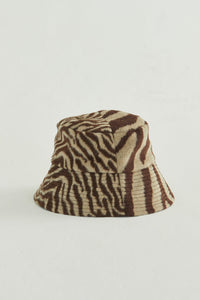 Savannah Zebra Print Bucket Hat