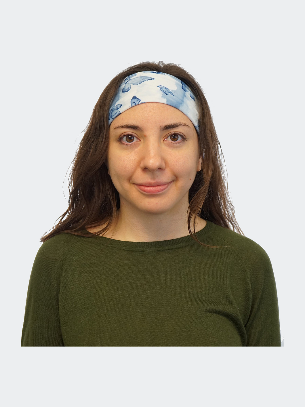 Chambray Butterfly Headband