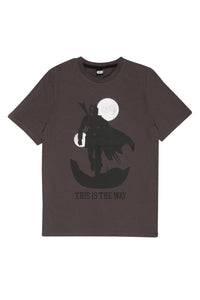 Star Wars: The Mandalorian Mens This Is The Way T-Shirt (Charcoal)