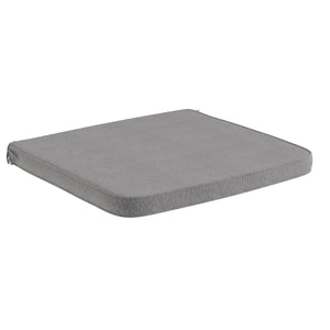 Saraceno Patio Chair Cushion With Weather-Resistant Zippered Gray Cover And 1.25" Thick Comfort Foam Core, 19" x 18"