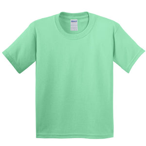 Gildan Childrens Unisex Heavy Cotton T-Shirt (Pack of 2) (Mint Green)