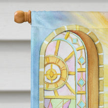 Load image into Gallery viewer, 28 x 40 in. Polyester Easter Cross and Bible in Stain Glass Window Flag Canvas House Size 2-Sided Heavyweight