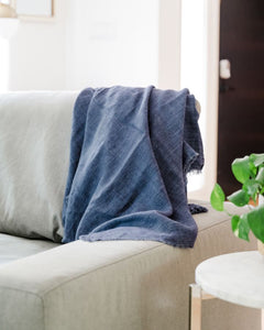 Lightweight Linen Throw