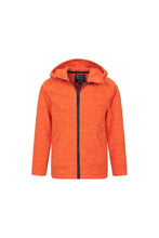 Load image into Gallery viewer, Childrens/Kids Snowdonia Microfleece Full Zip Hoodie - Orange