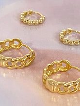 Load image into Gallery viewer, Cuban Link Hoops