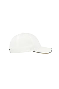 Zoom Piping Sandwich Sports 6 Panel Contrast Baseball Cap - White