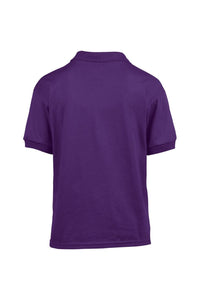Gildan DryBlend Childrens Unisex Jersey Polo Shirt (Pack of 2) (Purple)