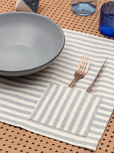 Load image into Gallery viewer, Placemats / Striped with Pocket