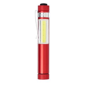 Bullet Stix Pocket COB Light with Clip and Magnet Base (Red) (One Size)