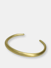 Load image into Gallery viewer, Curved Round Brass Cuff