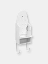 Load image into Gallery viewer, Wall Mount Ironing Board with Built-In Accessory Hooks, White