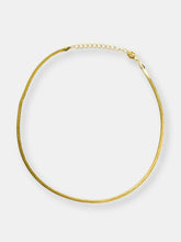 Load image into Gallery viewer, Flat Herringbone Chain Necklace