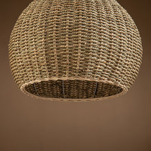 Load image into Gallery viewer, Annika 1-Light Brown Pendant Design Pendant Light With Rattan Shade