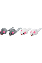 Load image into Gallery viewer, Sharples Ruff ´N´ Tumble Catnip Mice 4 Pack (May Vary) (One Size)