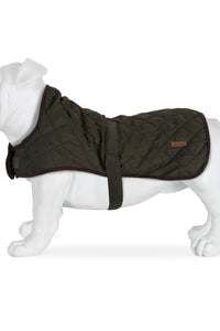 Regatta Odie Quilted Dog Coat (Dark Khaki) (L)