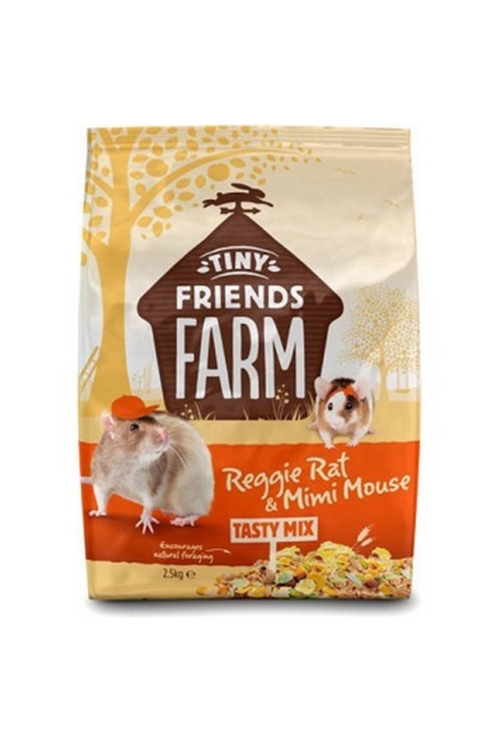 Supreme Tiny Friends Farm Reggie Rat & Mimi Mouse Tasty Mix (May Vary) (5.5lbs)