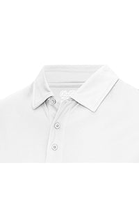 Just Cool Mens Plain Sports Polo Shirt (Arctic White)