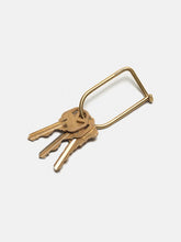 Load image into Gallery viewer, Wilson Keyring - Brass
