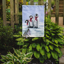 Load image into Gallery viewer, 11 x 15 1/2 in. Polyester Penguins by Daphne Baxter Garden Flag 2-Sided 2-Ply