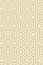 Load image into Gallery viewer, Eco-Friendly Hexagonal Line Wallpaper