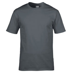 Gildan Mens Premium Cotton Ring Spun Short Sleeve T-Shirt (Charcoal)