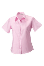 Load image into Gallery viewer, Russell Collection Ladies/Womens Short Sleeve Ultimate Non-Iron Shirt (Classic Pink)