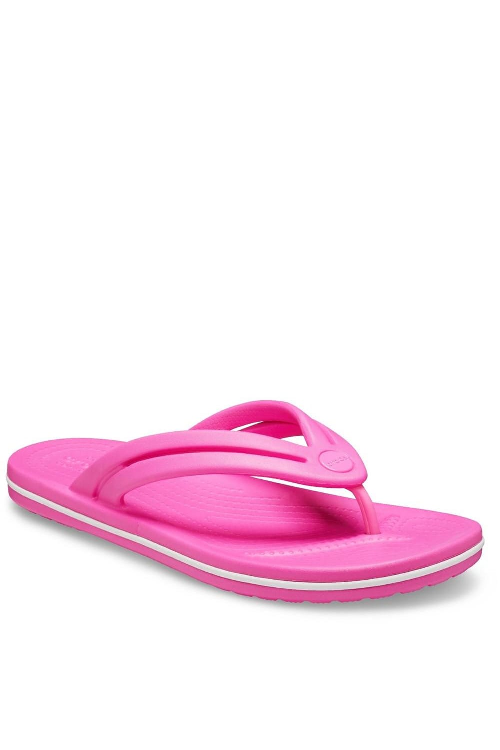 Womens/Ladies Crocband Flip Flops (Electric Pink)
