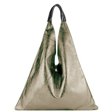 Load image into Gallery viewer, Bronze Metallic Boho Leather Bag