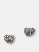 Load image into Gallery viewer, Heart Puff Studs