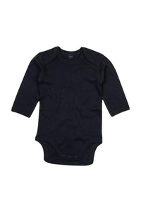 Babybugz Baby Unisex Organic Long Sleeve Bodysuit (Dusty Blue)