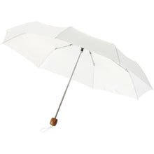 Load image into Gallery viewer, Bullet 21.5 Inch Lino 3-Section Umbrella (White) (One Size)