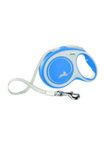 Load image into Gallery viewer, Flexi New Comfort L Tape Dog Lead (Blue/White) (5m)